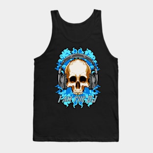 Skull I am The DJ Tank Top